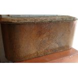 Antique Ottoman With A Carved Front