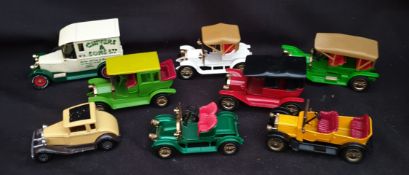 Vintage 8 x Matchbox & Lesney Die Cast Model Cars