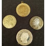Collectable Coins 4 x Coins (Reproductions) Sovereigns Ducats