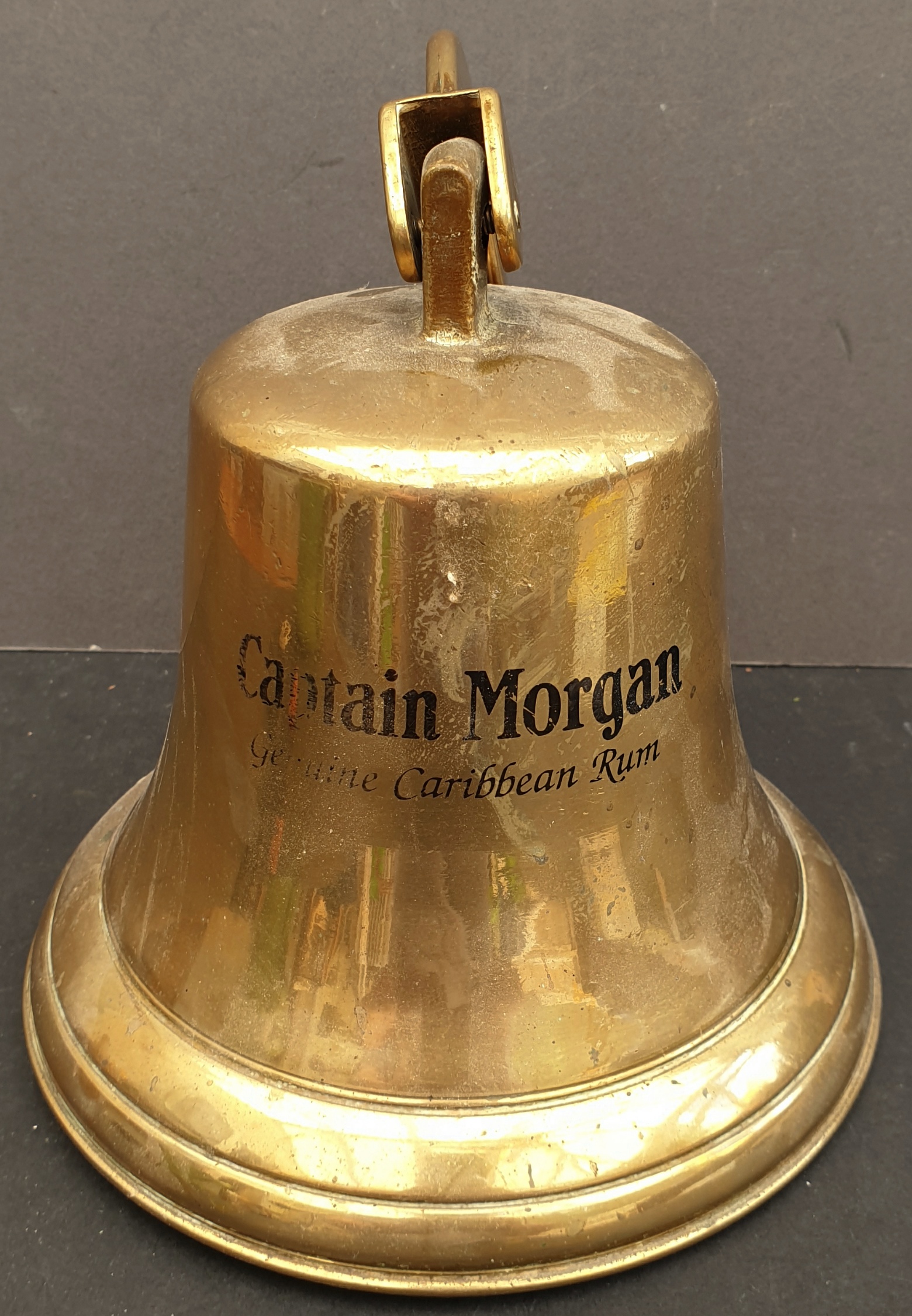 Vintage Captain Morgan's Rum Brass Ship's Bell