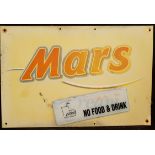 Vintage Retro Metal Mars Ice Cream Shop Wall Advertising Sign