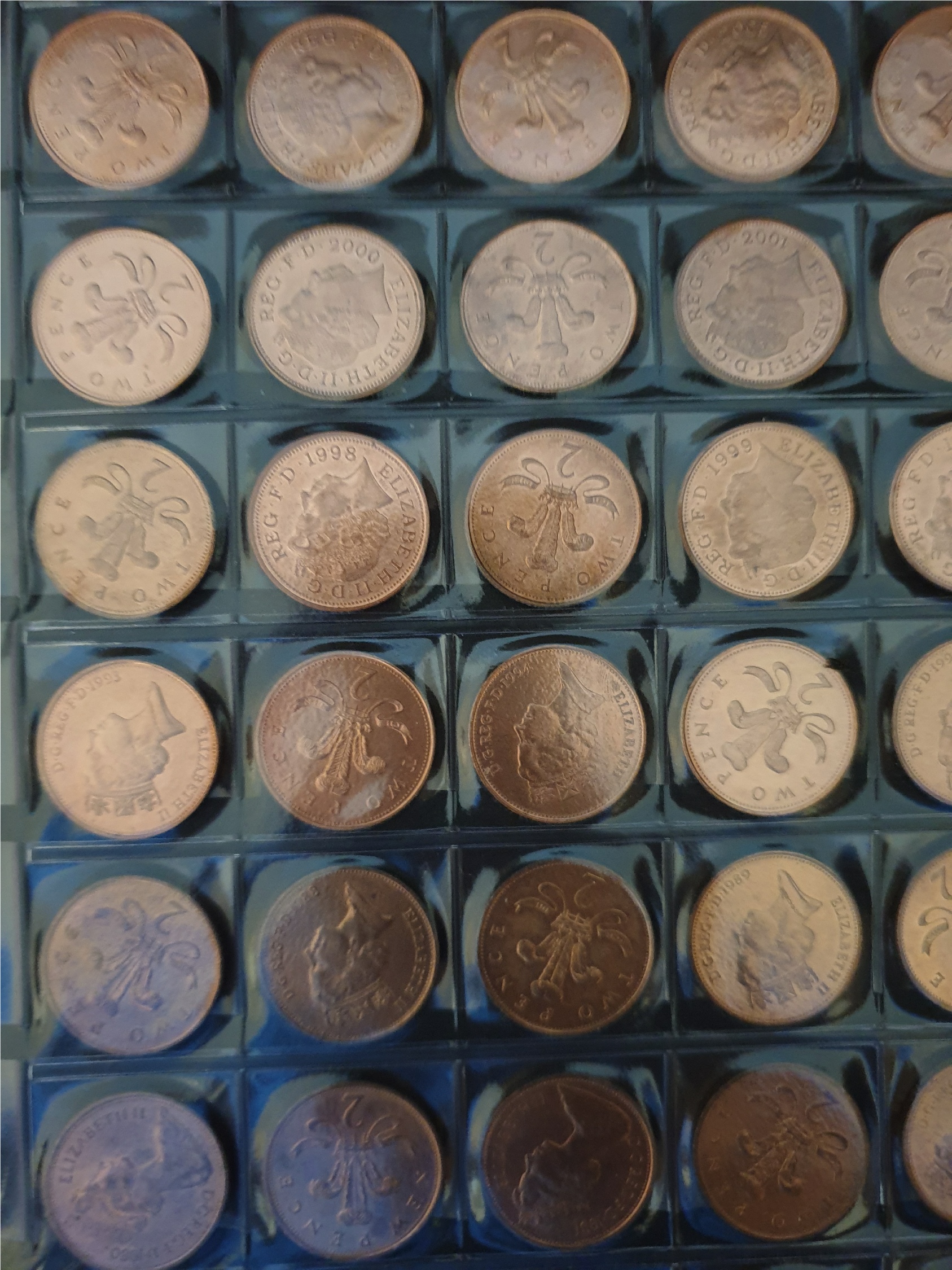 Collectable Coins 61 Assorted British 2p Coins - Image 4 of 5