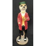 Vintage Resin Meerkat Figure Alexei 10 Inches Tall