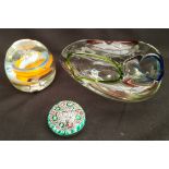 Vintage Mdina & Murano Glass Includes Paperweights