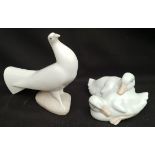 Vintage Pair Nao Bird Figures