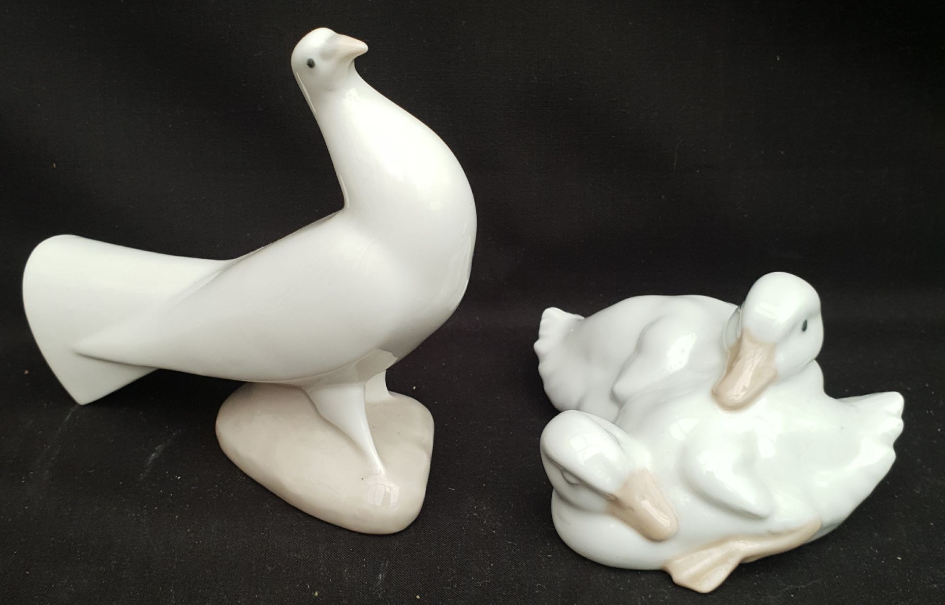 Vintage Pair Nao Bird Figures