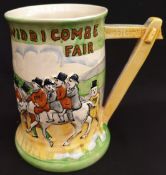 Antique Crown Devon Fielding Musical Tankard Widdecombe Fair A/F