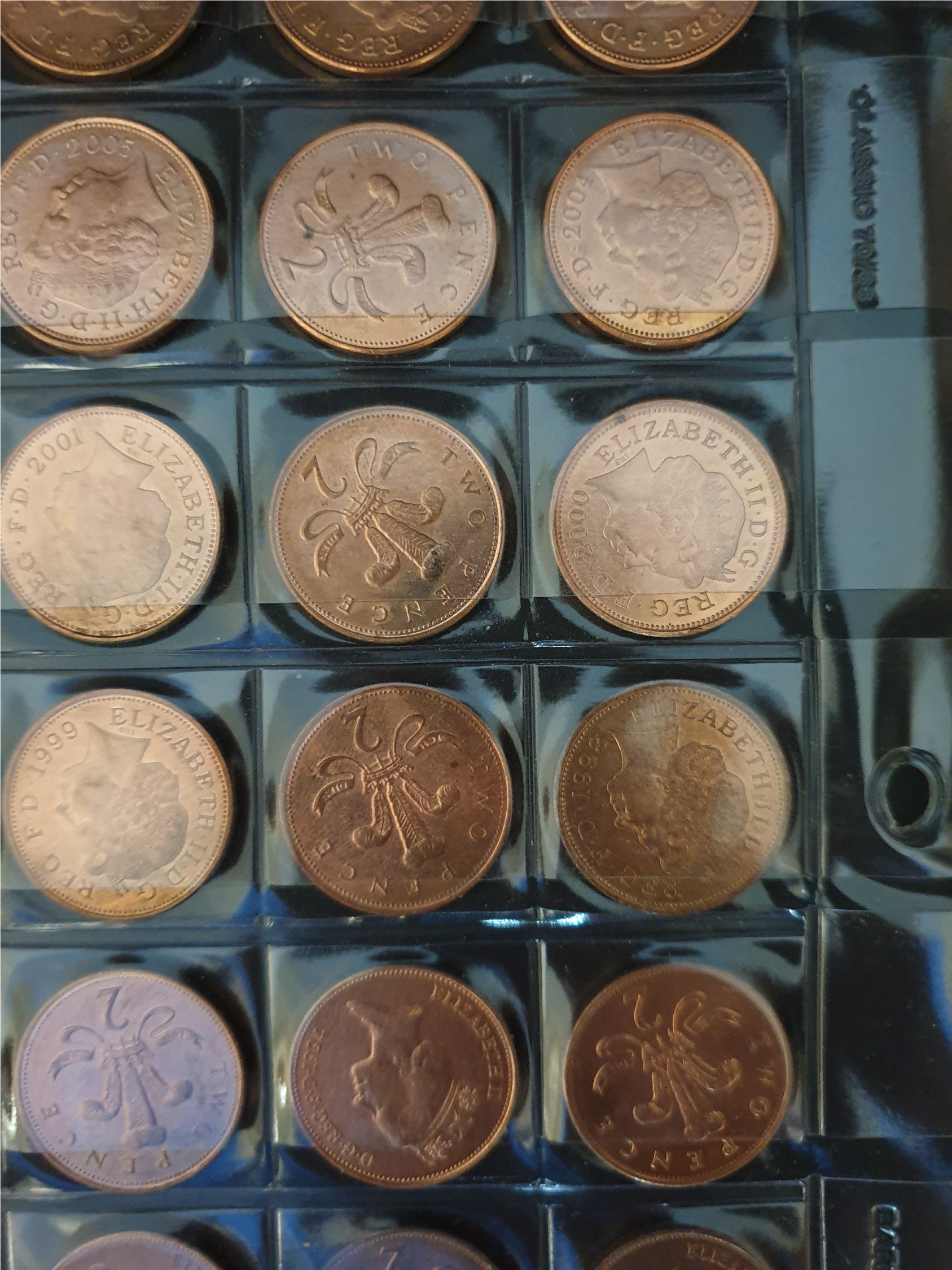 Collectable Coins 61 Assorted British 2p Coins - Image 3 of 5