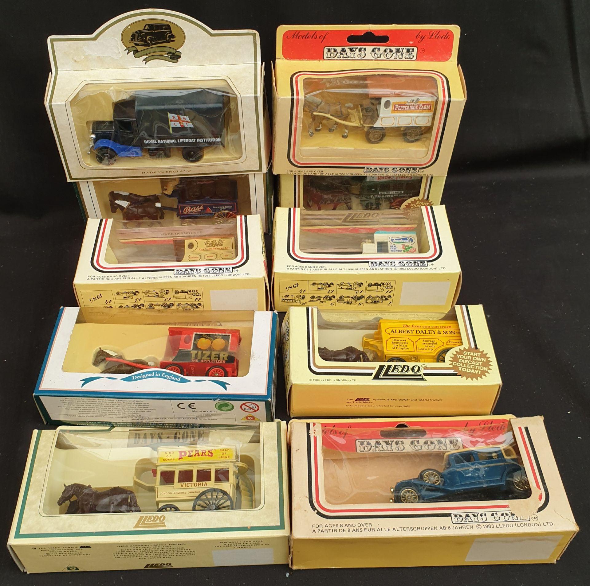Collectable 10 x Die Cast Model Cars Lledo & Days Gone