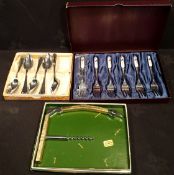 Assortment of Boxed Cutlery Includes 1976 BRC Gift Set