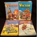 Collectable Boys Annuals 7 x Victor 1 x Action Annuals c1970's