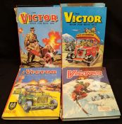 Collectable Boys Annuals 7 x Victor 1 x Action Annuals c1970's