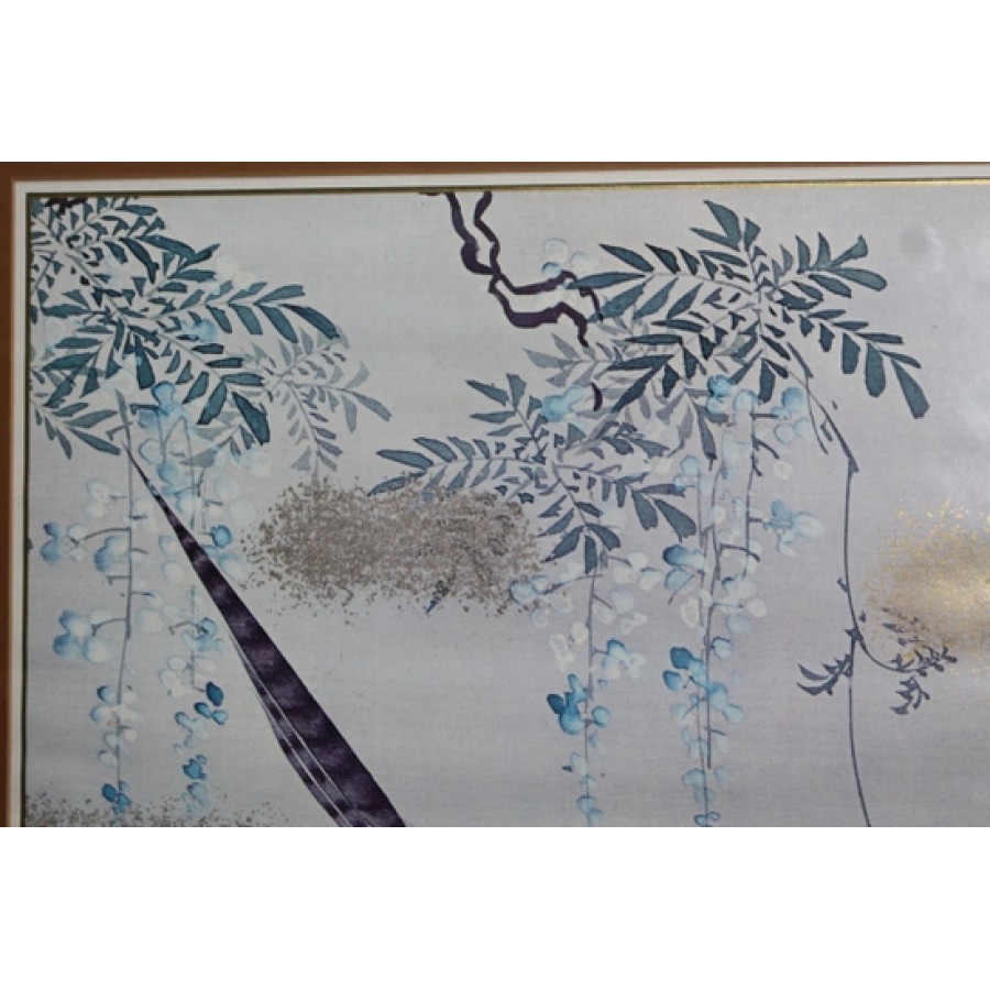 Print of Oriental Style Game Birds Set in Frame - Image 5 of 6