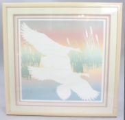 Limited Edition Artwork "Honkers Landing" Set in Frame