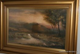 G.Smith Landscape Oil on Canvas