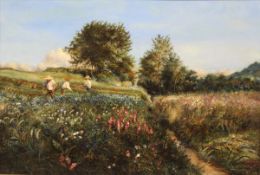 Landscape Thomas Edwards (19th c., British) Oil on Canvas