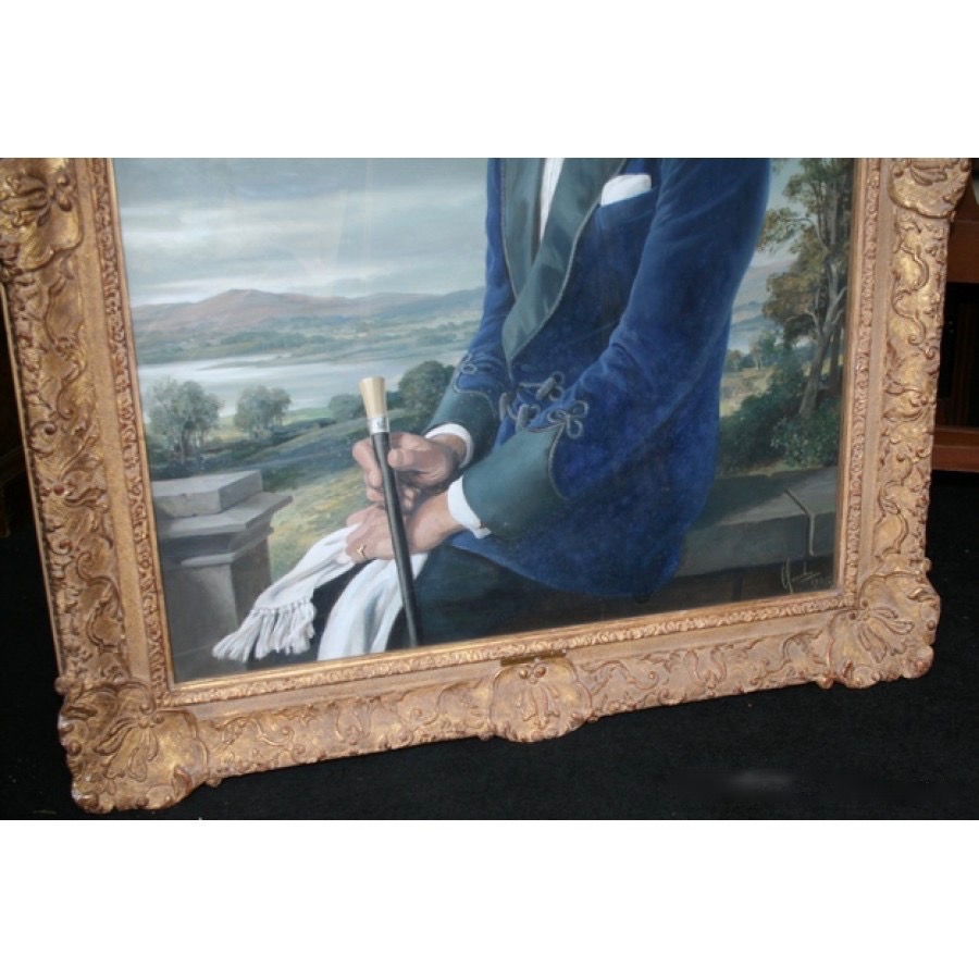 Pair of Large Family Portraits Set in Gilt Frames - Image 17 of 19