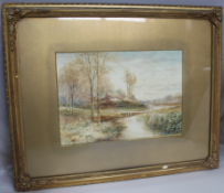 Fine Edwardian English Landscape Watercolour by K E Dalglish