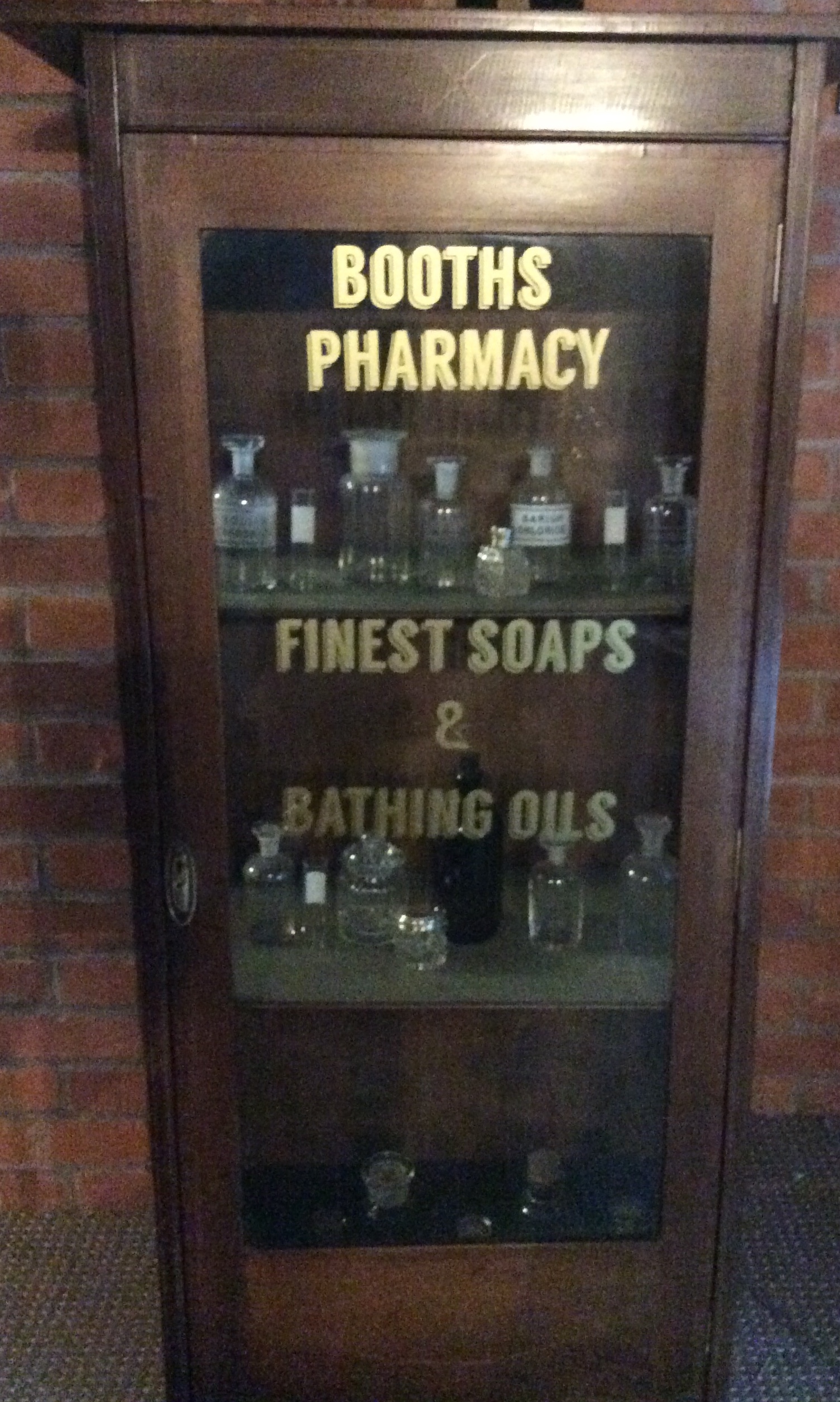 Rare Victorian Pharmacy shop Mahogany Display Cabinet - Image 13 of 18