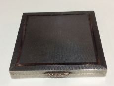 Antique English Ivor Gordon Solid Silver and Rose Gold hinged box 1940s