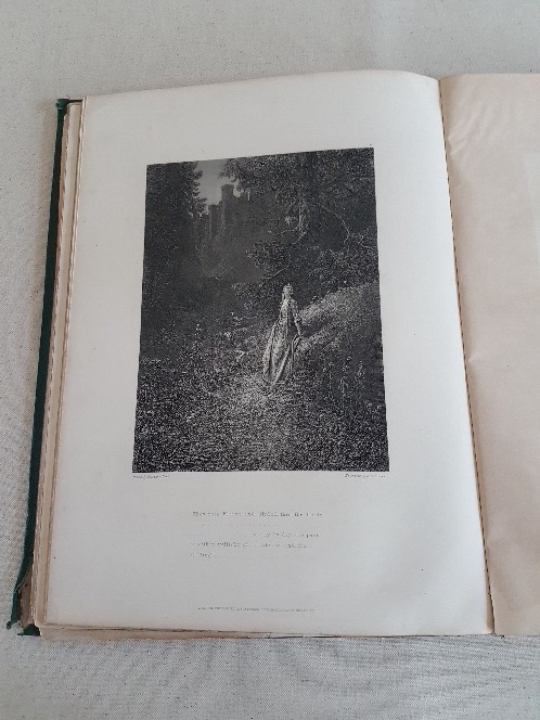Elaine by Alfred Tennyson. Illustrated by Gustave Doré. Published 1867. - Image 4 of 4