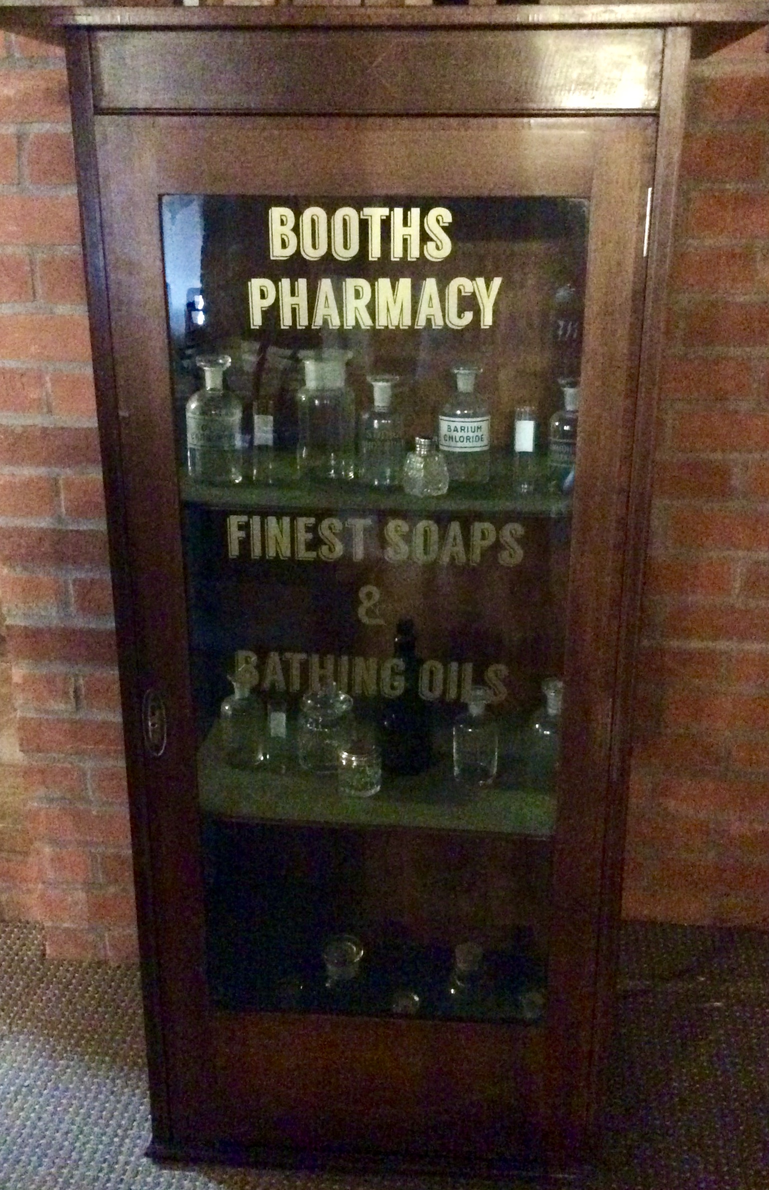 Rare Victorian Pharmacy shop Mahogany Display Cabinet - Image 2 of 18