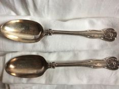 Antique Silver Sarge Spoons by Mary Chawner London 1826