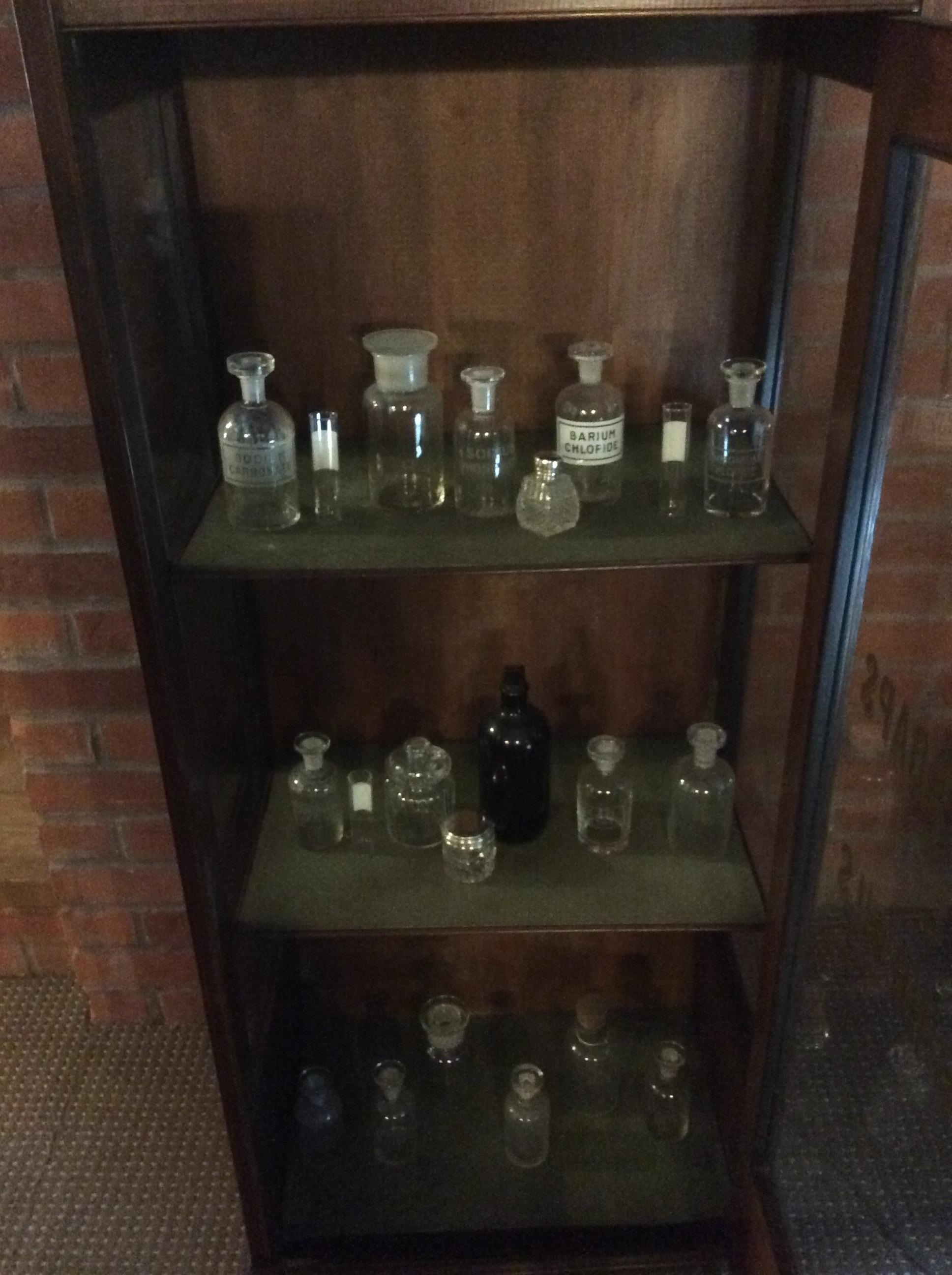 Rare Victorian Pharmacy shop Mahogany Display Cabinet - Image 15 of 18