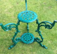 Victorian Garden Decorative Table Base Steel