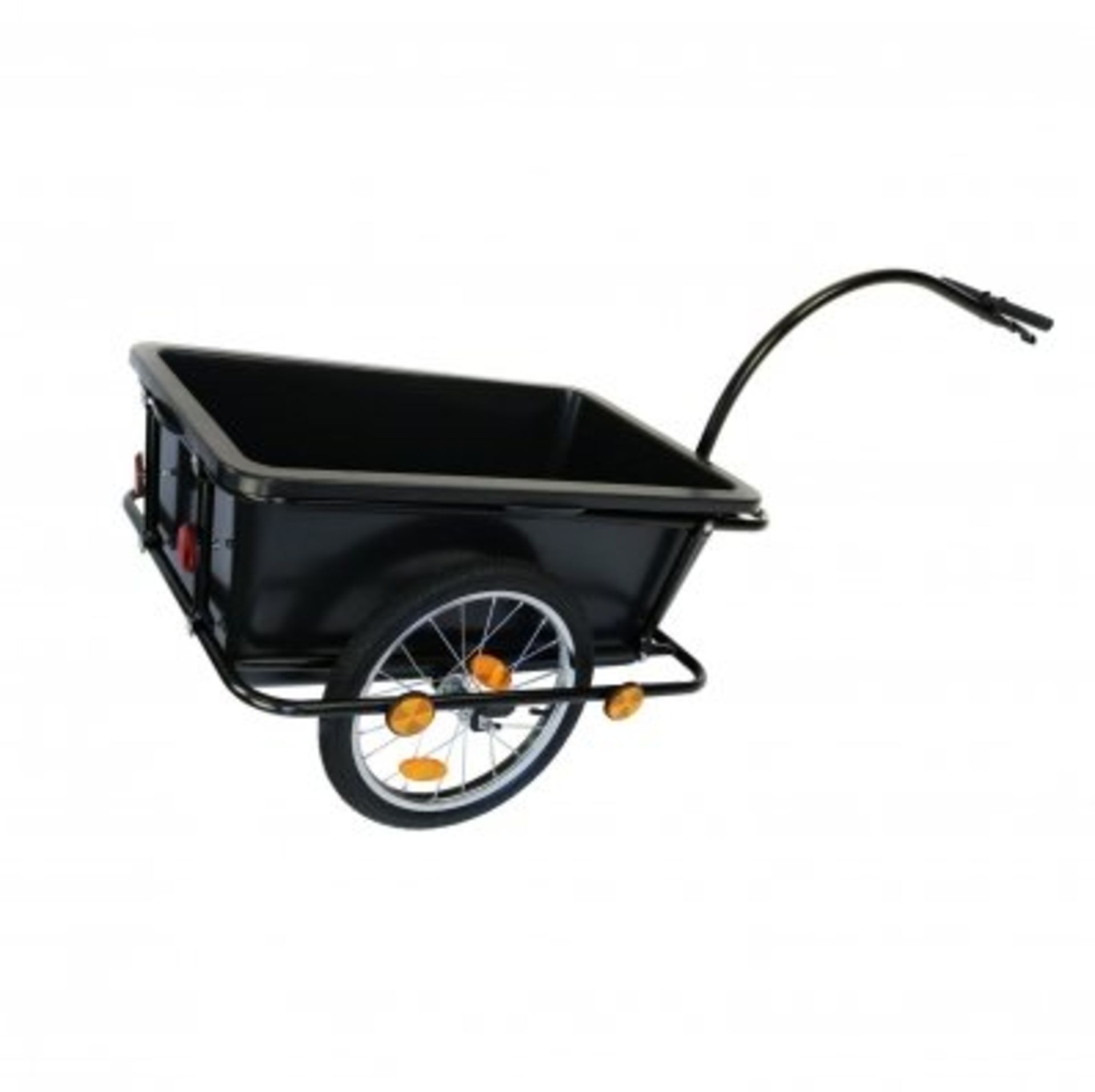 (ZP9) Bike Trailer Trolley with Coupling & Pneumatic Tyre 90L Cargo The bike trailer is perf... - Image 2 of 2