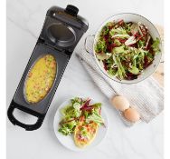 (OM46) 700W Omelette Maker Double-sided cooking power is also great for paninis, pancakes and ...