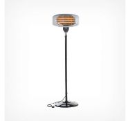 (AP268) Electric Patio Heater Provides instant heat and light - warms up areas up to 15m2. Po...