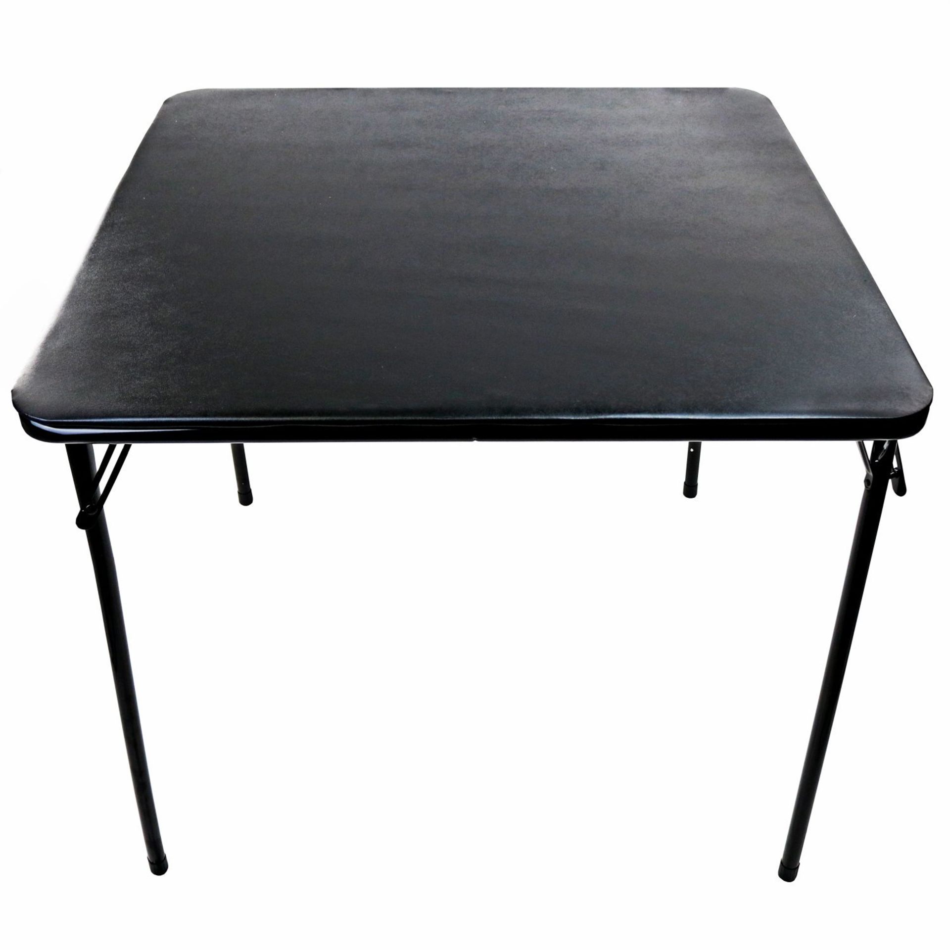 (TD73) Square Folding Standard Bridge Card Game Black Table Perfect for playing Bridge or ... - Image 2 of 2