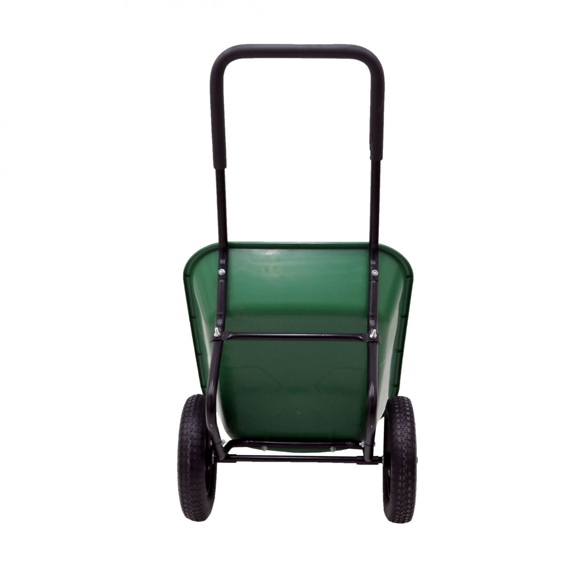 (ZP14) Heavy Duty Two Wheeled 70L Garden Wheelbarrow Pneumatic Tyre The two wheeled wheelbar... - Image 2 of 2