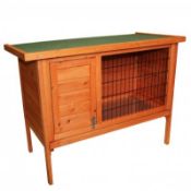 (ZP40) Single Rabbit Hutch 820x390x700mm Made to the highest standards with anti f...
