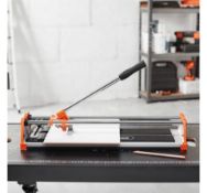 (GL107) Manual Tile Cutter 430mm Make precise diagonal and straight cuts into floor and wa...