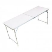 (KK96) 4ft Folding Outdoor Camping Kitchen Work Top Table The aluminium folding picnic tab...