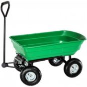 (KK198) This ultimate garden cart with tipping function will prove to be an invaluable ass...