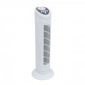 (KK108) 30" Free Standing 3-Speed Oscillating Tower Cooling Fan Stay cool this year with the...