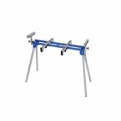(KK216) Universal Mitre Saw Stand with Extending Support Arms & Rollers The mitre saw stand ...