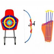 (KK43) Kids Toy Bow & Arrow Archery Target Set Outdoor Garden Game The archery set is perf...