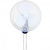 (KK134) 16" Wall Mounted Fan Stay cool this year with the 16" Wall Mounted Fan - fitted with...