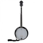 (KK208) 5 String Bluegrass Banjo with Remo Skin The 5 string bluegrass banjo is great l...