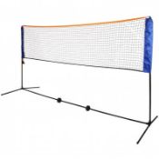(KK17) Large Multi-Purpose fully adjustable net set. The posts are able to reach 155cm for badm...