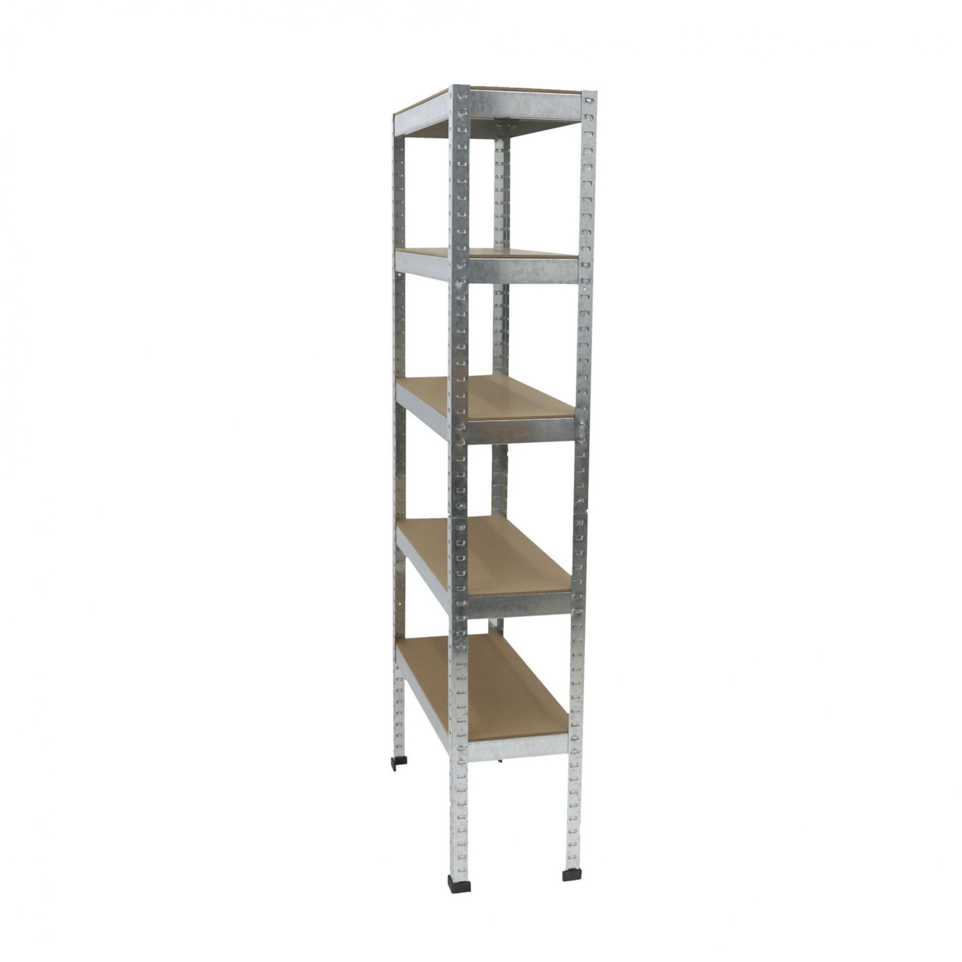 (KK19) 500kg Heavy Duty 5 Tier Metal Storage Garage Shelving Racking The 5 tier racking is m... - Image 2 of 2