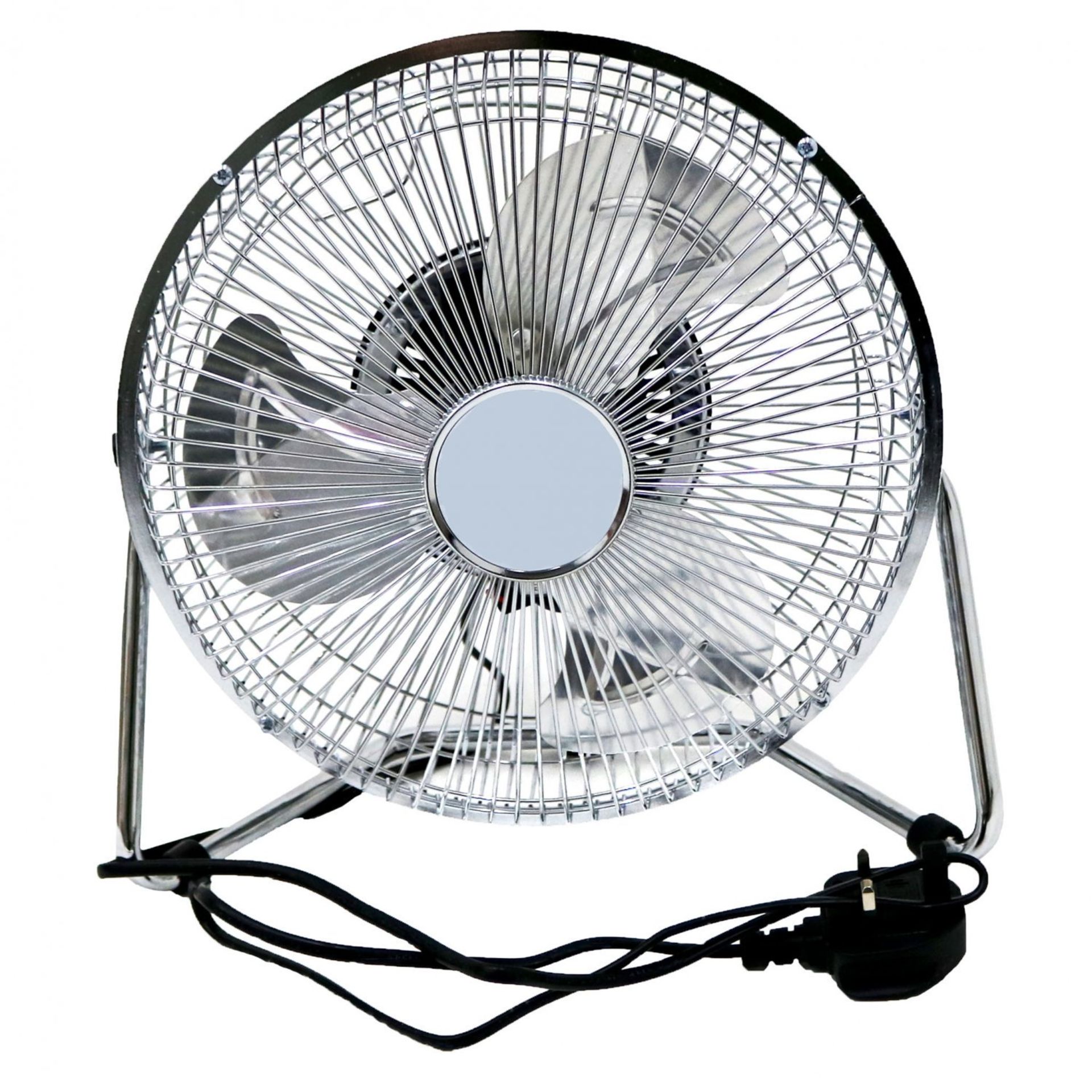 (KK9) 9" Inch Chrome 3 Speed Floor Standing Gym Fan Hydroponic Stay cool this year with the ... - Image 2 of 2