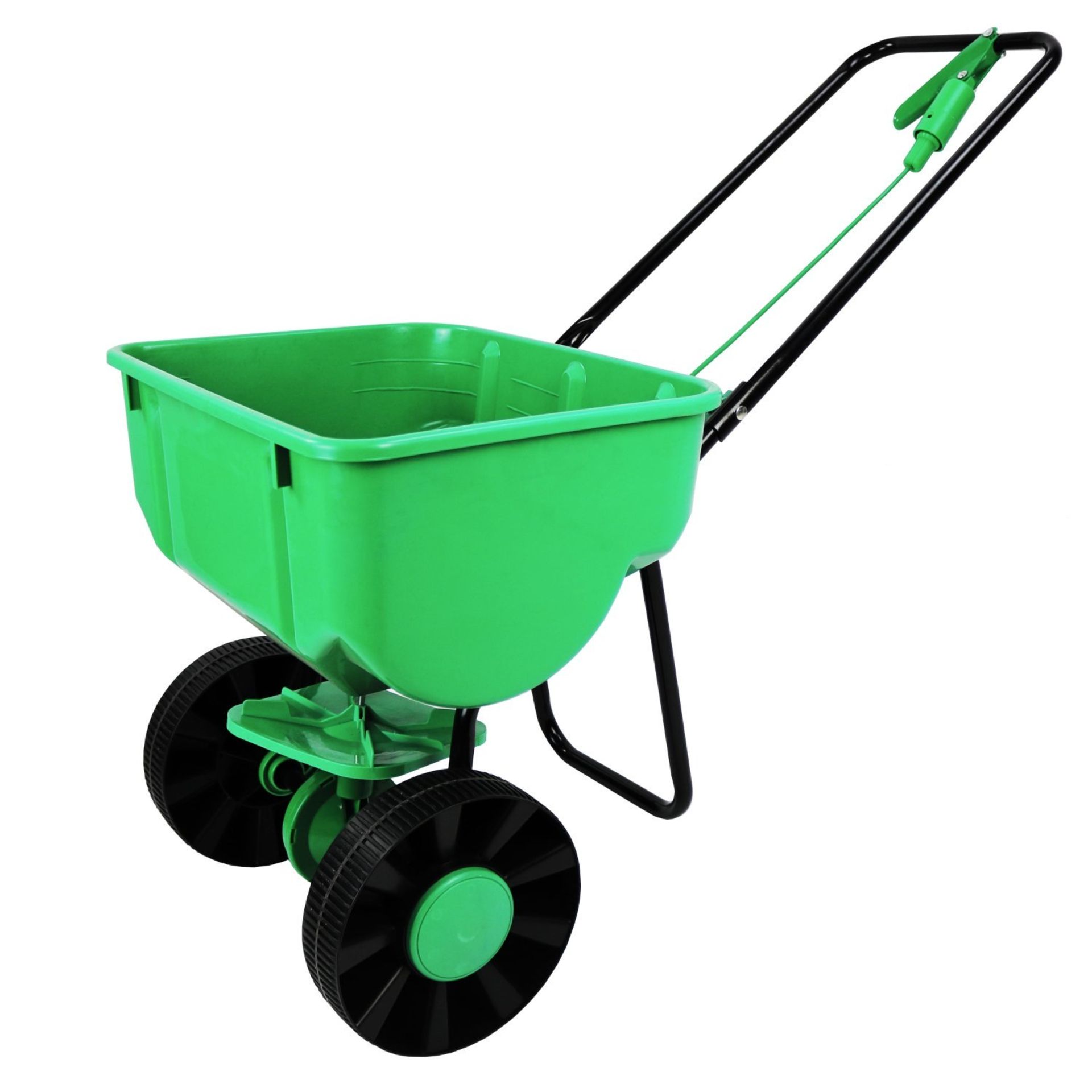 (QW12) Heavy Duty Rock Salt Grit Grass Seed Spreader 35KG Capacity Heavy Duty 35kg Capacity H...