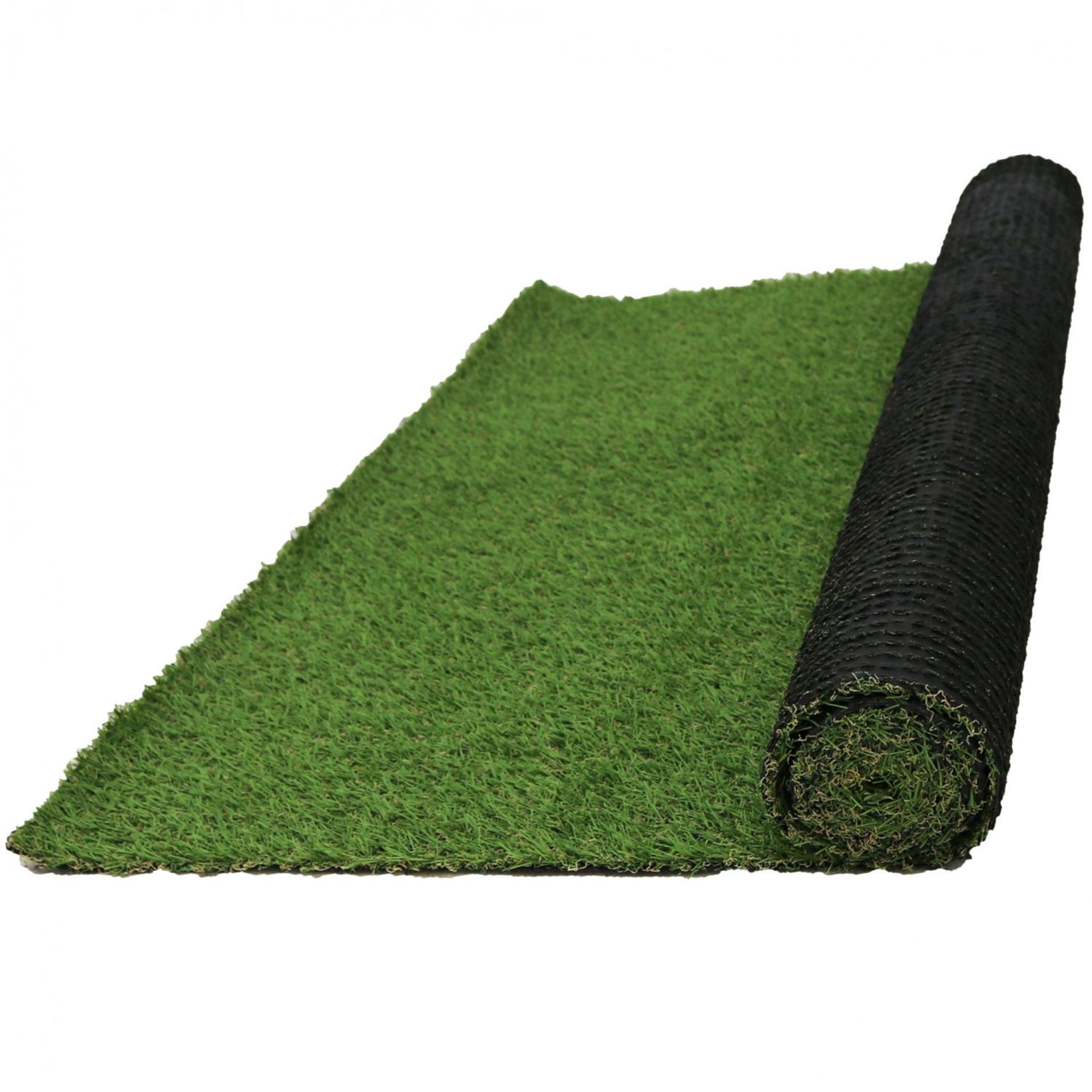 (QW5) 17mm Artificial Grass Mat 6ft x 3ft Greengrocers Fake Turf Lawn Quality Water Resistant ...
