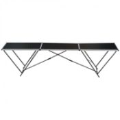 (KK56) 3m Aluminium Folding Wallpaper Pasting Decorating Table The pasting table is ideal fo...