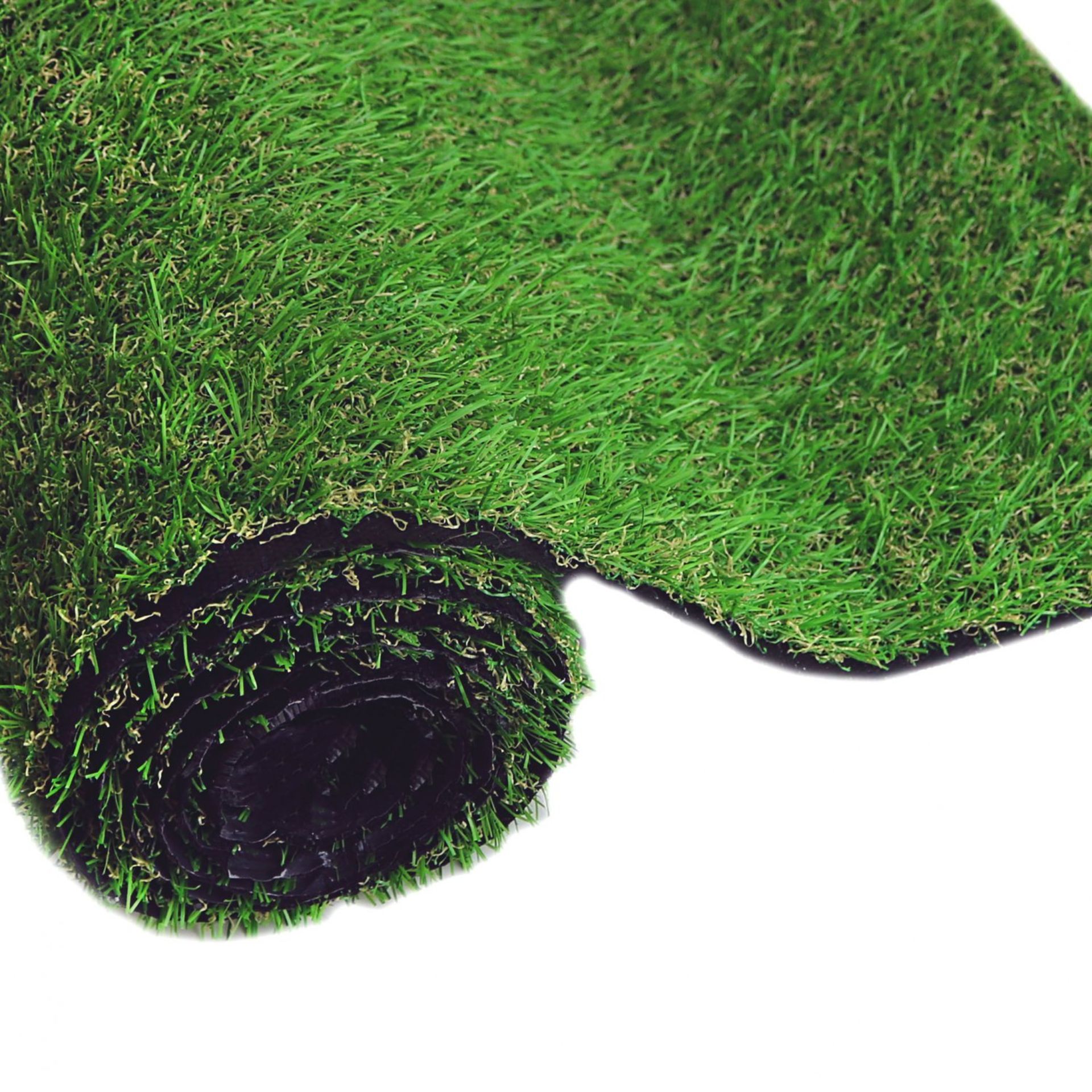 (QW5) 17mm Artificial Grass Mat 6ft x 3ft Greengrocers Fake Turf Lawn Quality Water Resistant ... - Image 2 of 2